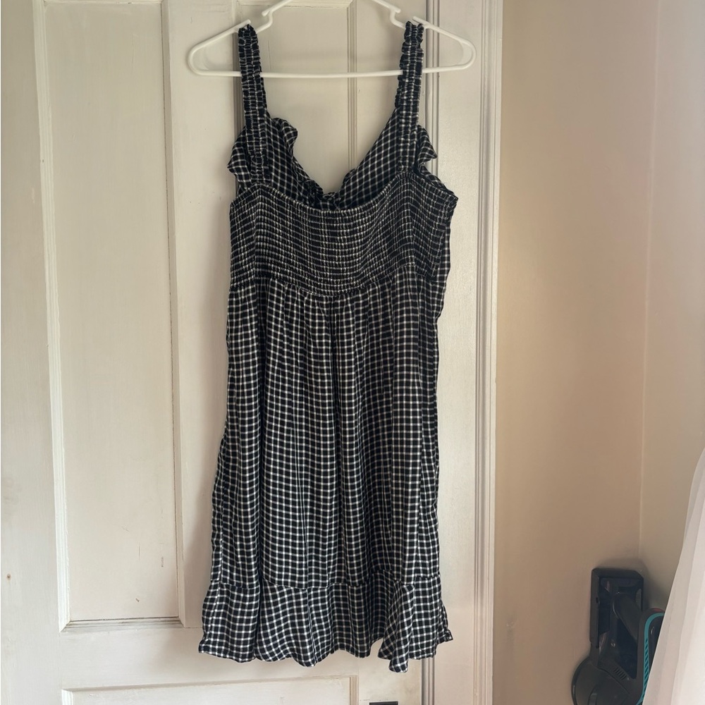 NWT gingham mini dress - Picture 2 of 3